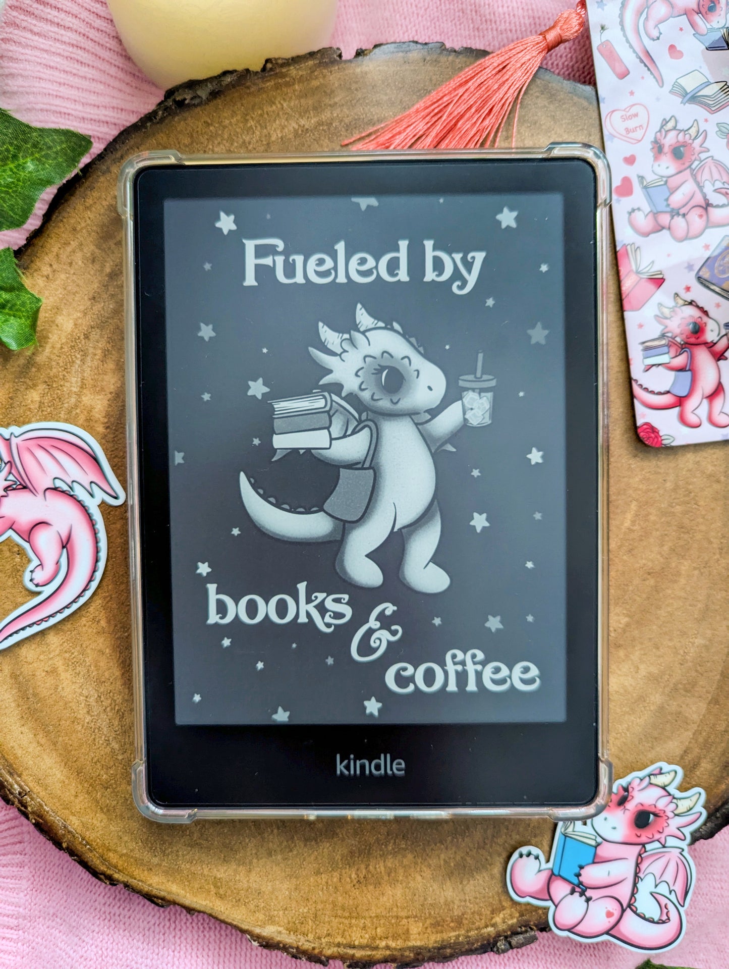Shopping Dragon E-Reader Wallpaper