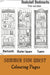Printable Bookshelf Bookmarks