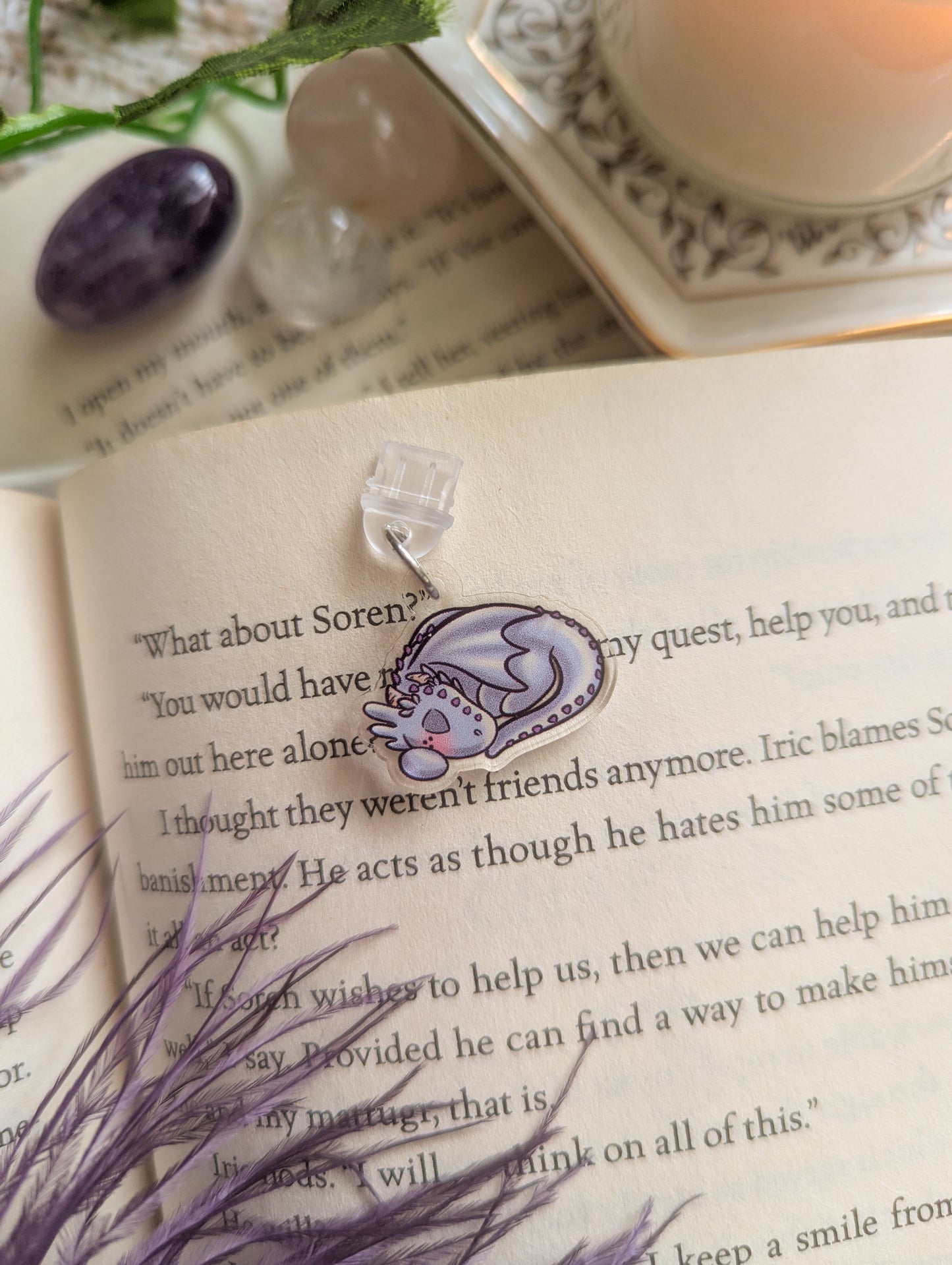 Sleeping Dragon Companion Kindle/Phone Charm