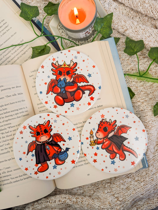 Dracwyn Vampire Dragon Ceramic Coaster
