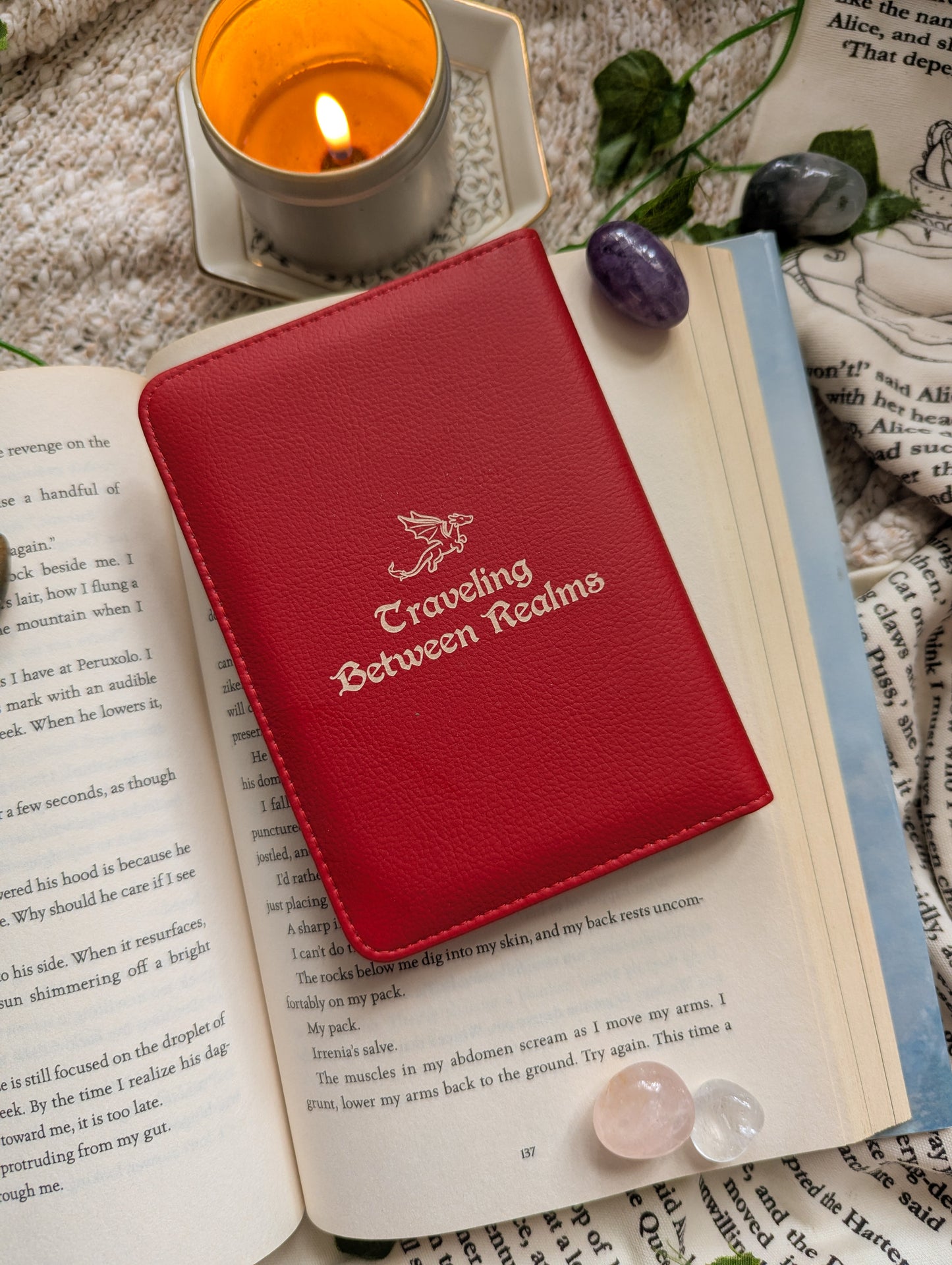 Romantasy Stamps Passport Cover