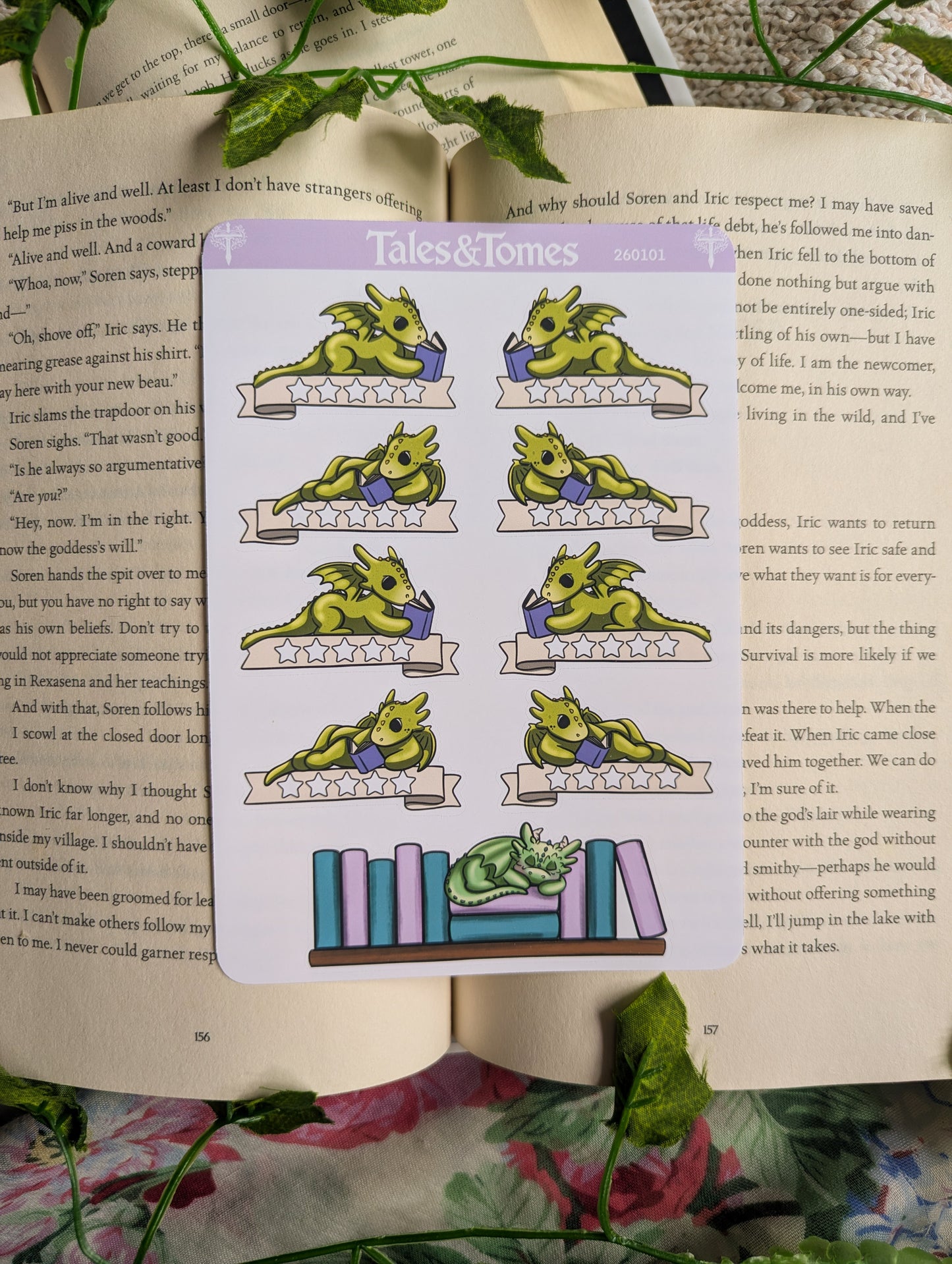 Fantasy Library Journal Stickers