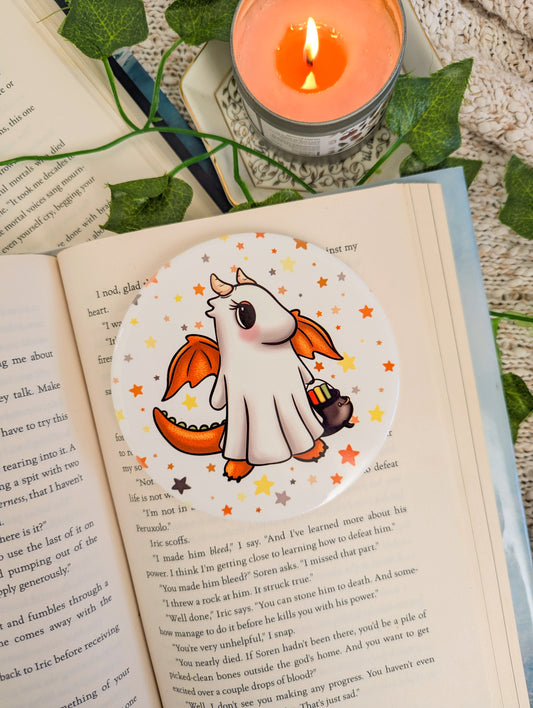 Spooky Dragon Ceramic Coaster