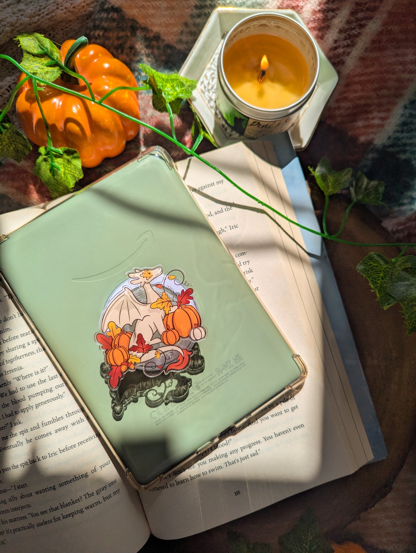 Pumpkin Guardian E-Reader/Kindle Grip