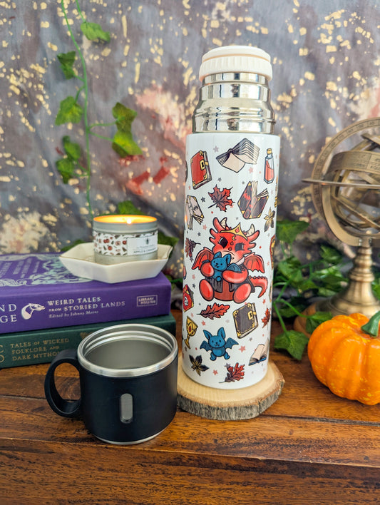 Vampire Dragons Thermos with Mug