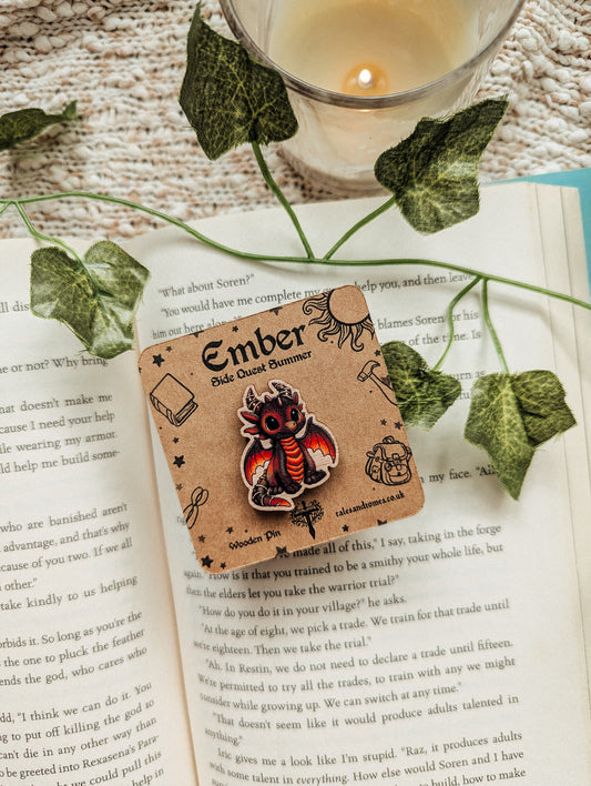 Ember Wooden Pin