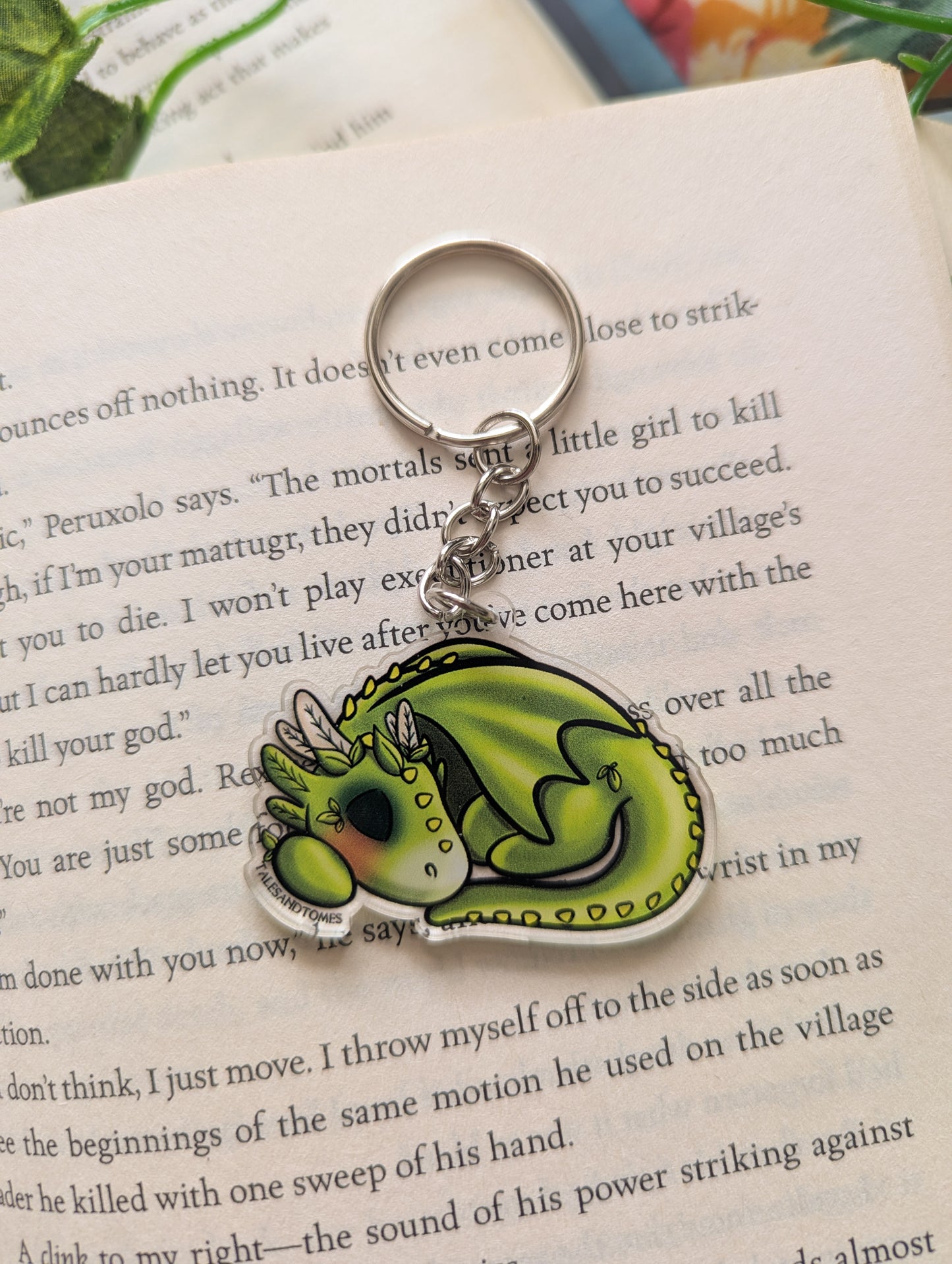 Matcha Dragon Companion Keyring