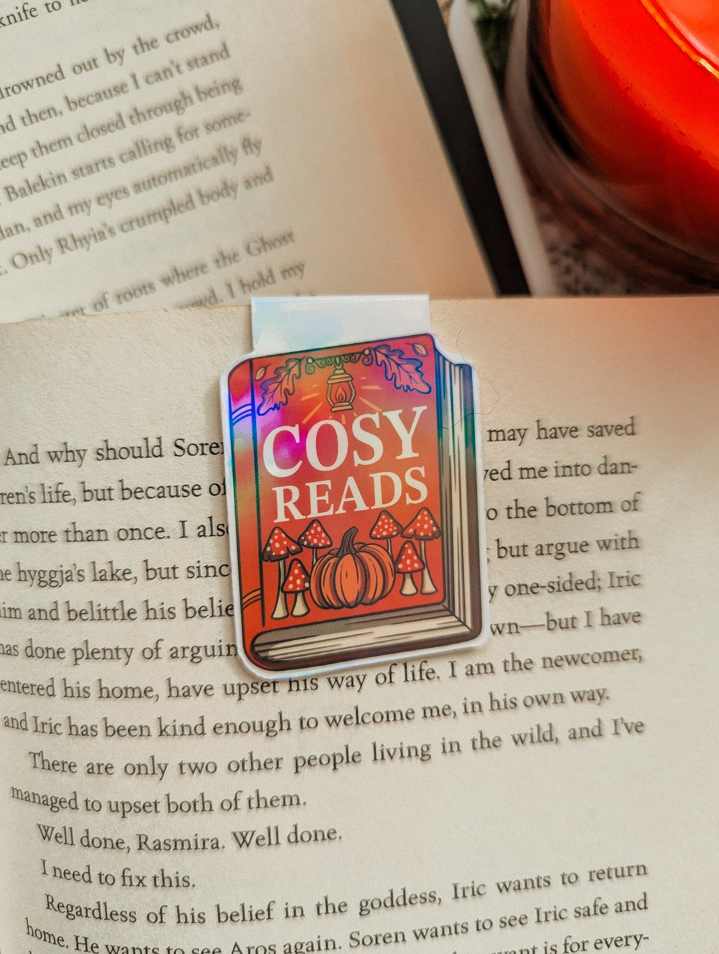 Cosy Reads Magnetic Bookmark