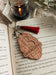One Bed Inn Wooden Keyring