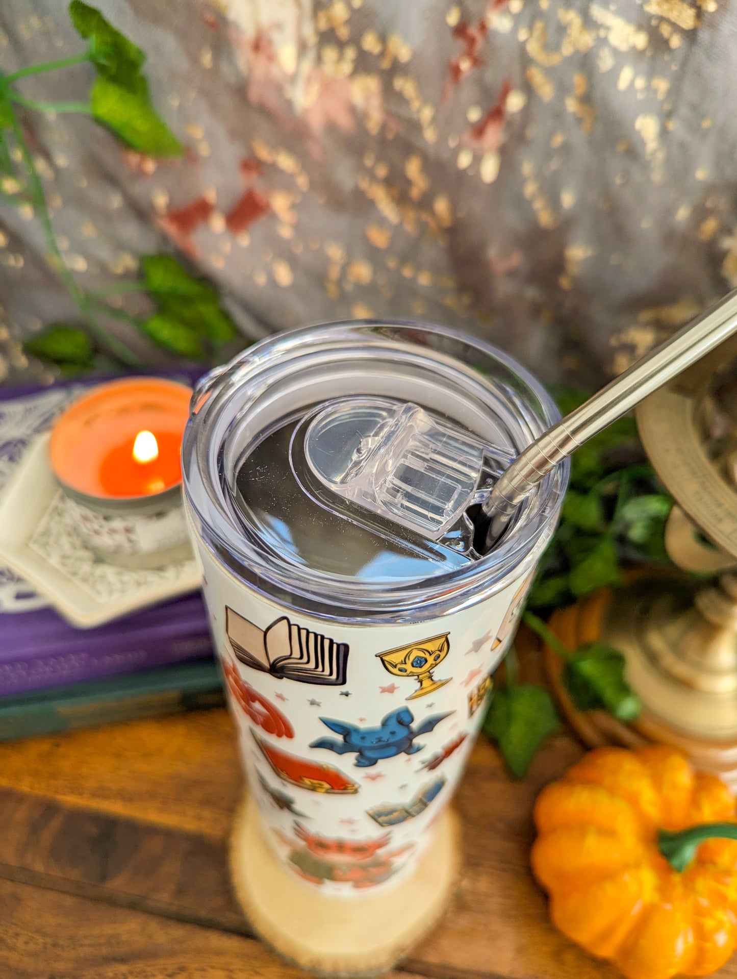 Vampire Dragons Slim Tumbler