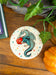 D20 Dice Dragon Ceramic Coaster