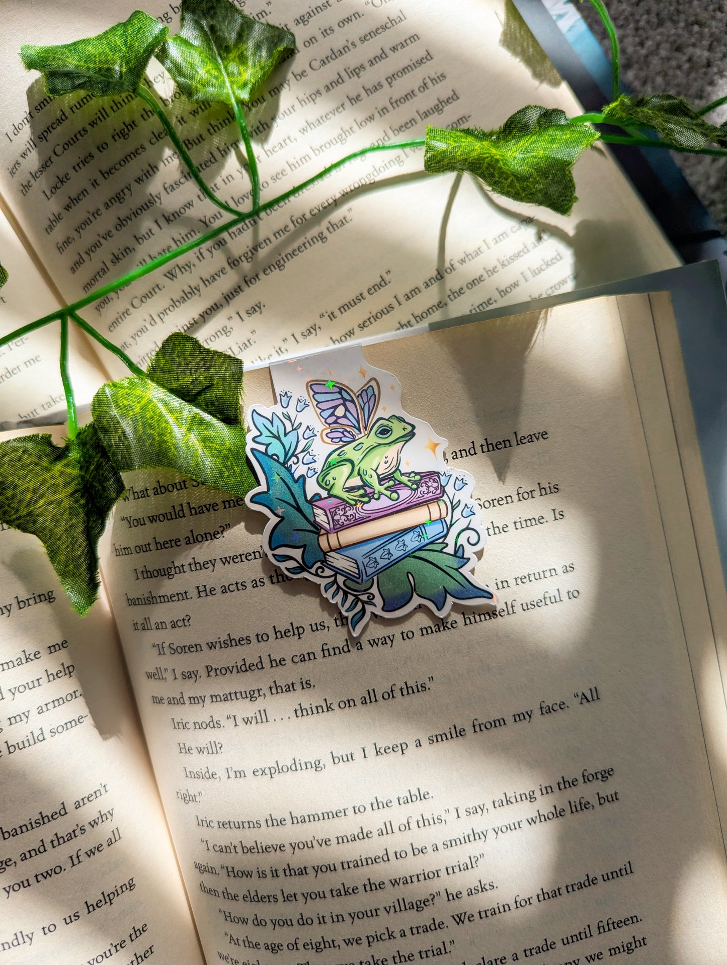 Fairy Frog Magnetic Bookmark
