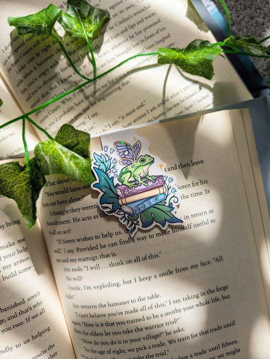 Fairy Frog Magnetic Bookmark