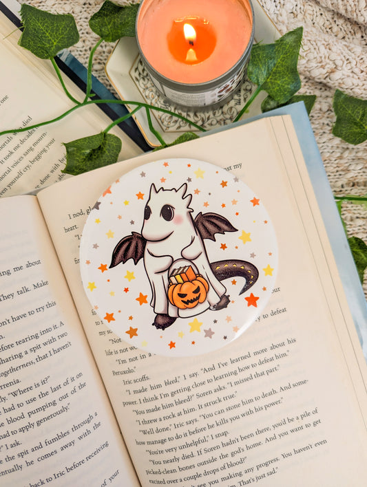 Spooky Dragon Ceramic Coaster