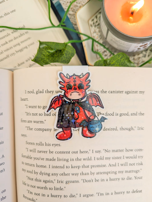 Mournel Vampire Dragon Magnetic Bookmark