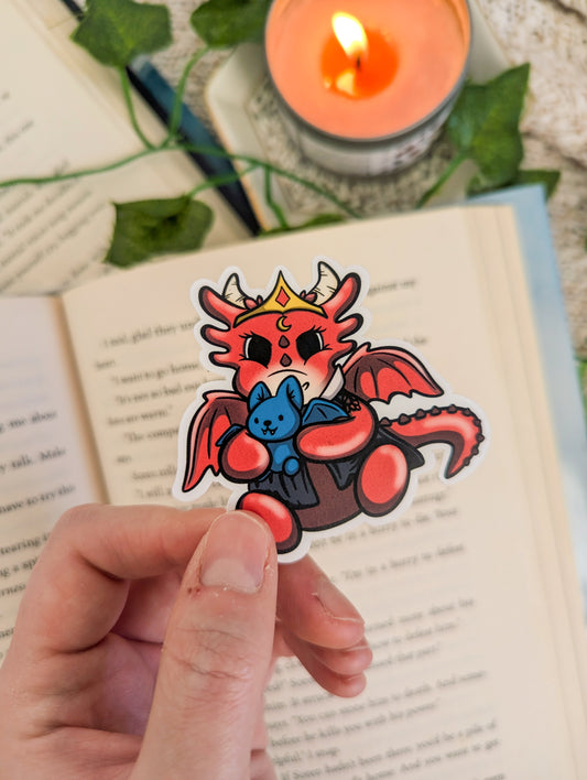 Batricia Vampire Dragon Vinyl Sticker