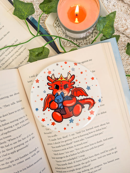 Dracwyn Vampire Dragon Ceramic Coaster