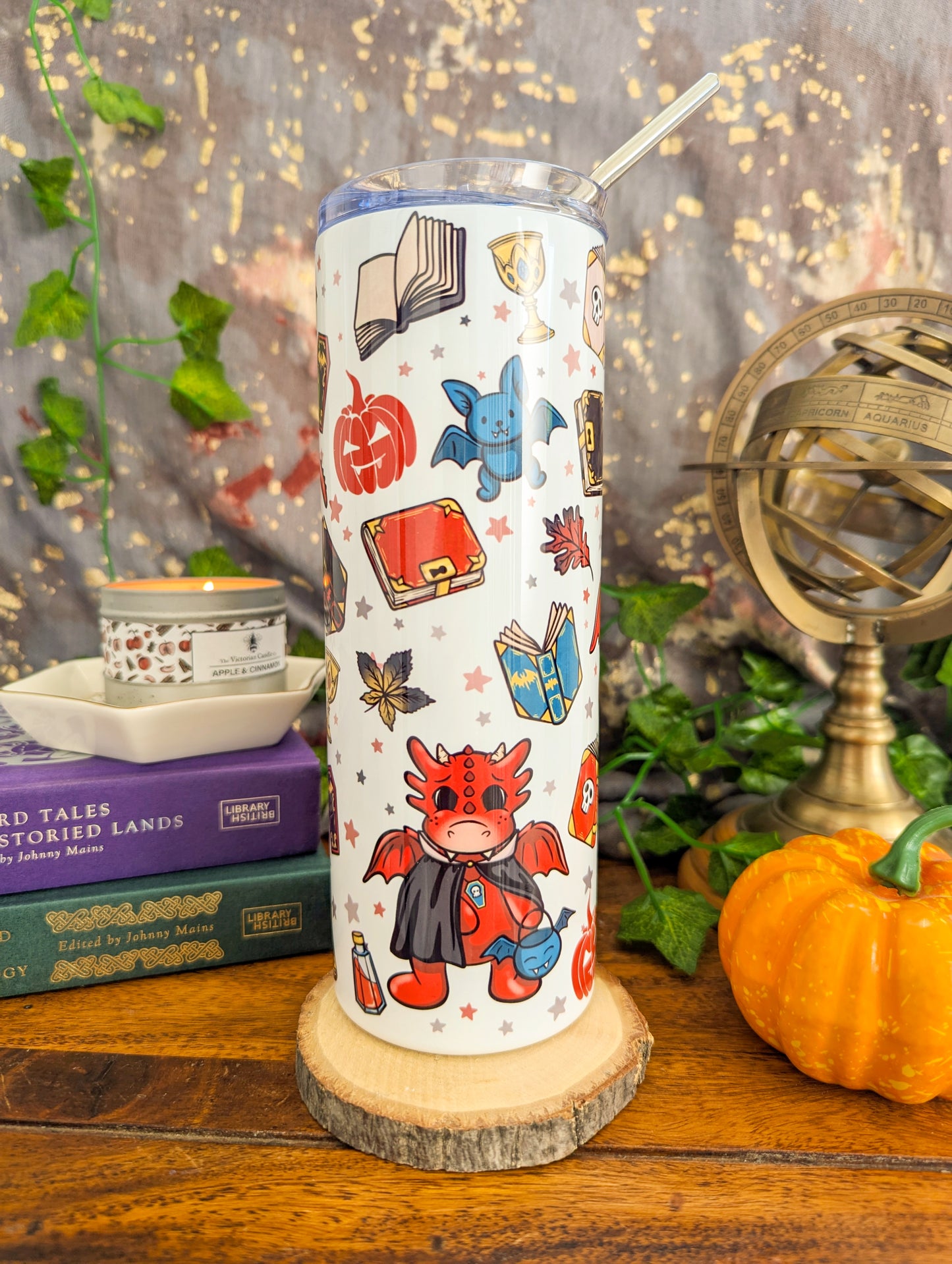 Vampire Dragons Slim Tumbler
