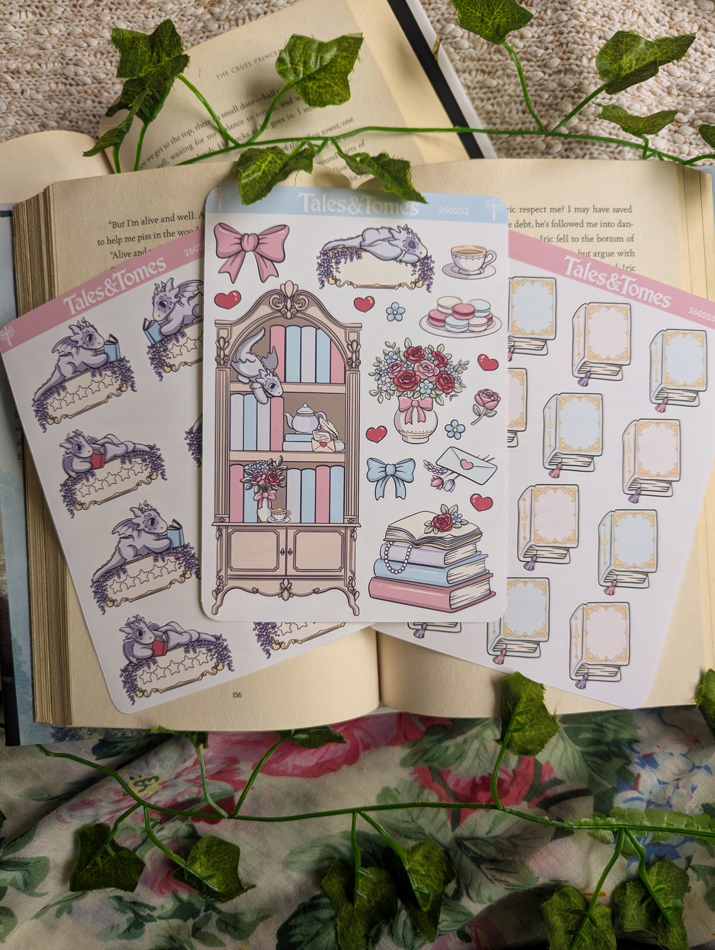 Regency Romance Reading Journal Stickers