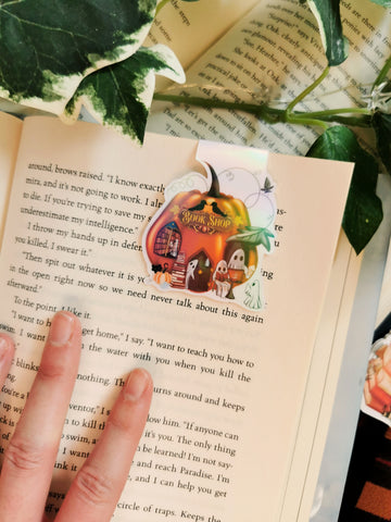 Pumpkin Bookshop Magnetic Bookmark