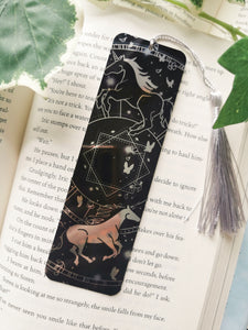 Silver Unicorn Metal Bookmark