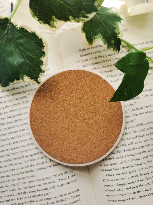 Dark Academia Ceramic Coaster