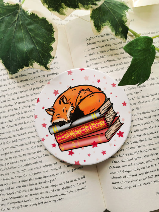 Fantasy Romance Reader Ceramic Coaster