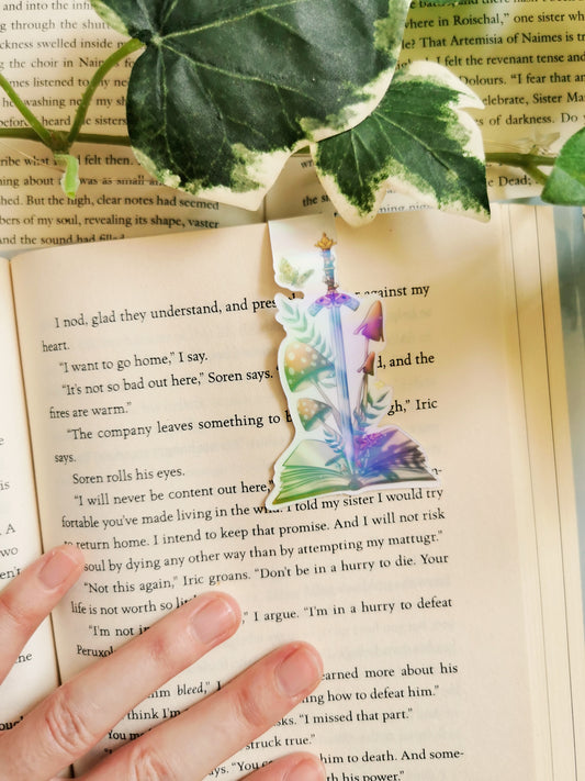 Magic Mushroom Sword Magnetic Bookmark