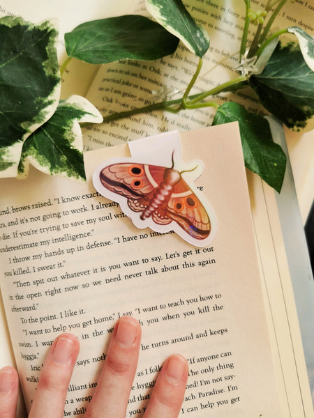 Fall Moth Magnetic Bookmark