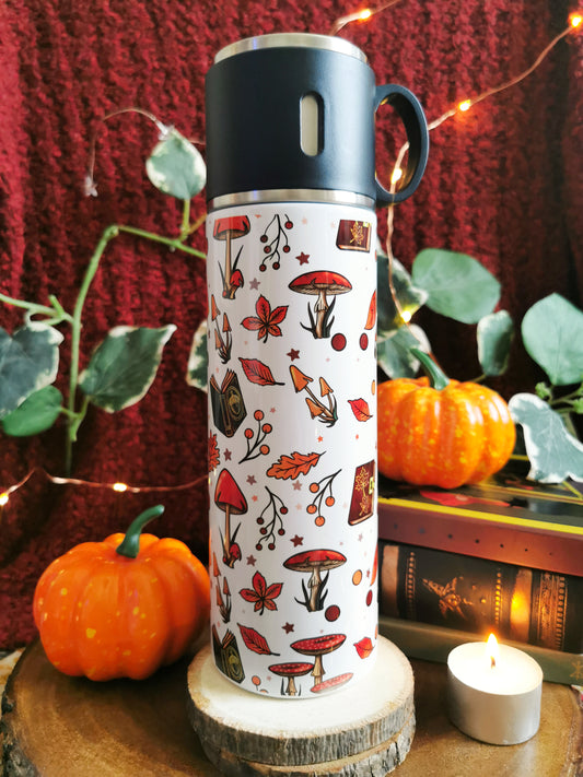 Mushroom and Tomes Thermos