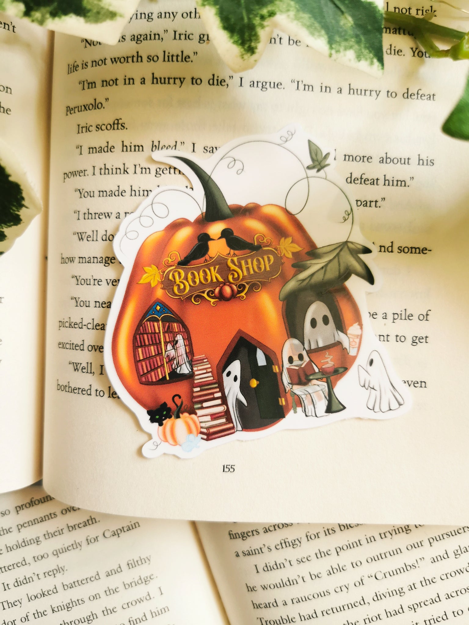 Pumpkin Bookshop Sticker