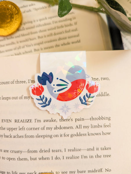 Winter Robin Magnetic Bookmark