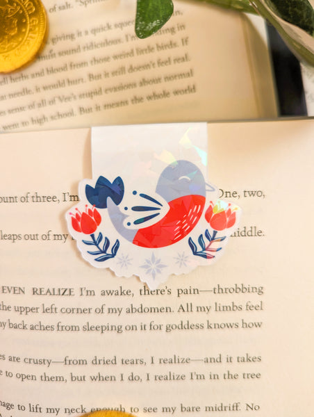 Winter Robin Magnetic Bookmark