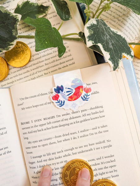 Winter Robin Magnetic Bookmark