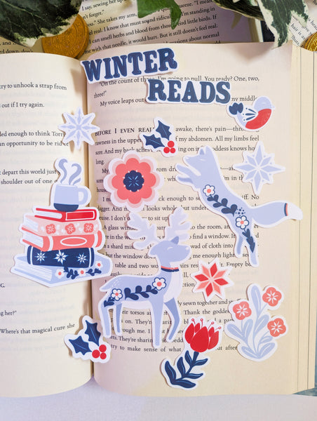 Winter Forest Kindle Sticker Pack