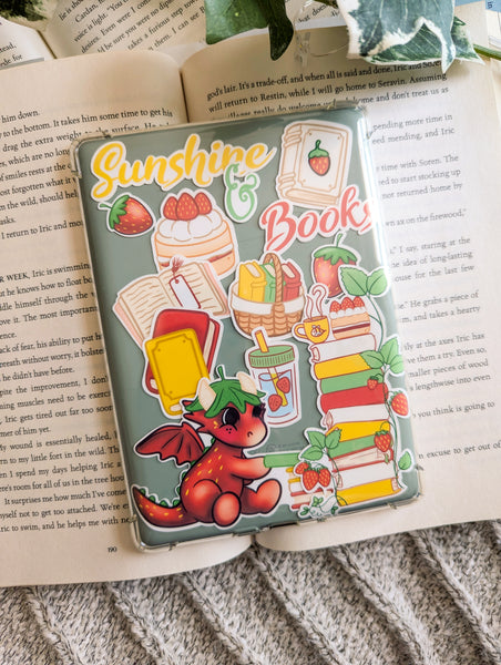 Strawberry Dragon Kindle Sticker Pack