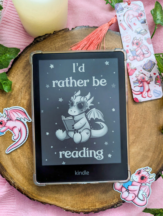 Sitting Dragon E-Reader Wallpaper