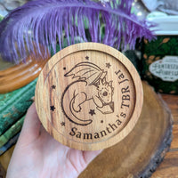 Dragon Bookhelf TBR Jar