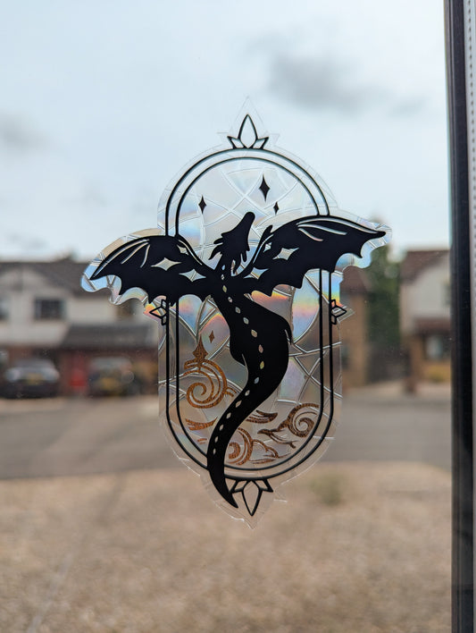 Sun Catcher Dragon Window Sticker