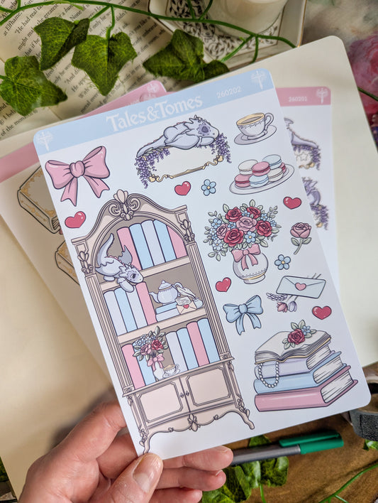 Regency Romance Reading Journal Stickers