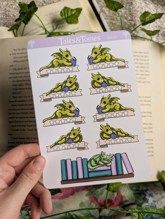 Fantasy Library Journal Stickers