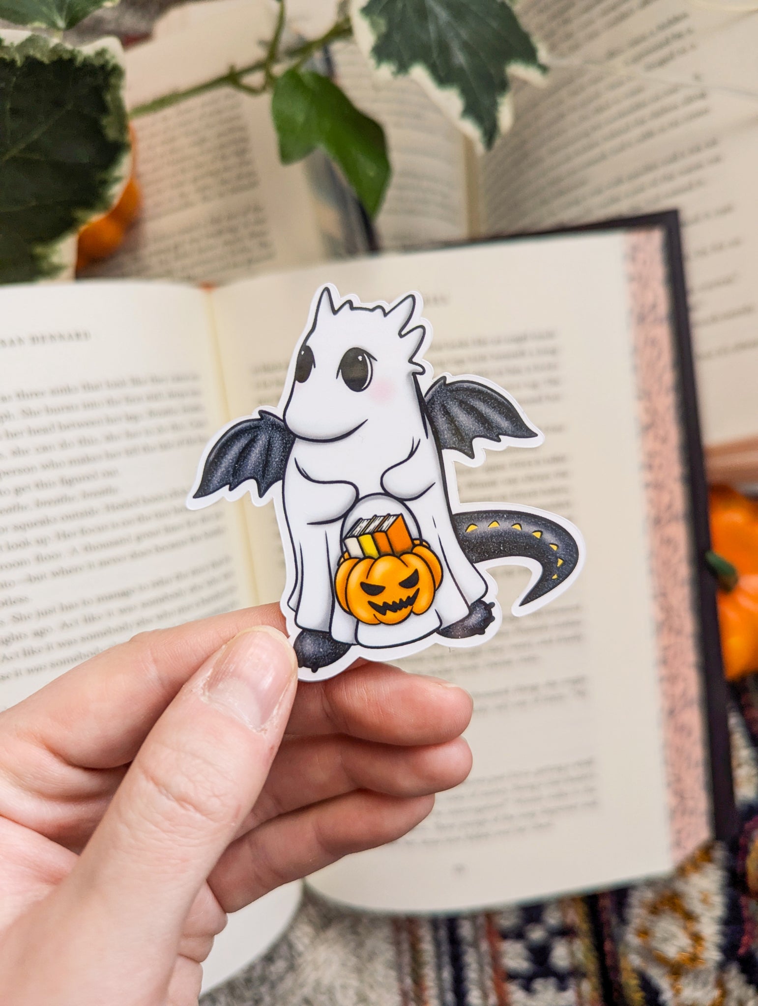 Spooky Dragon 2 Vinyl Sticker