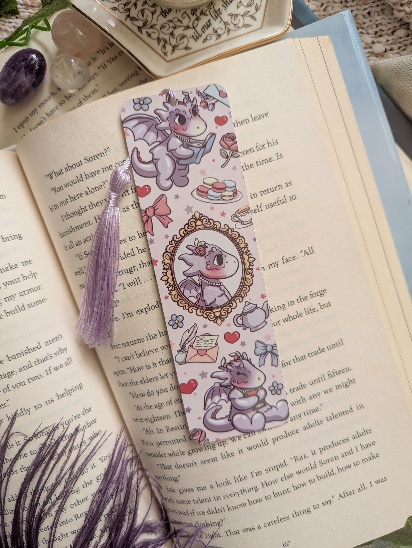 Lila Reading Dragon Metalmark