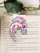 Pink Dragon Flying Magnetic Bookmark
