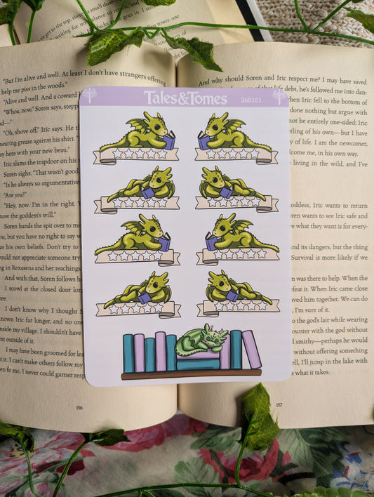 Fantasy Library Journal Stickers