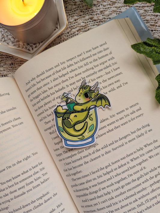 Matcha Dragon Sticker (Cup Dragon)