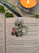 Moss Dragon Sitting Magnetic Bookmark