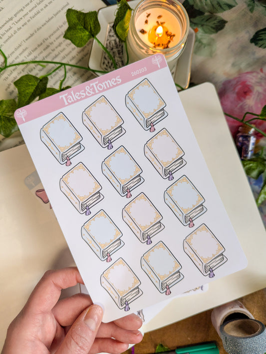 Regency Romance Reading Journal Stickers