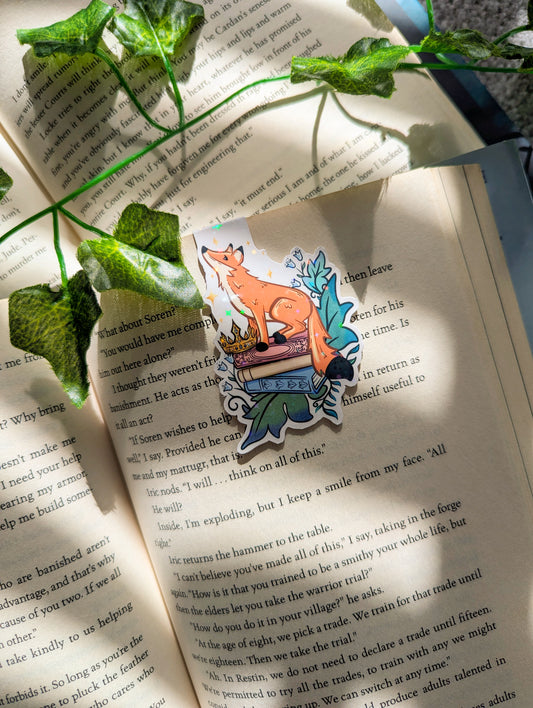 Fox King Magnetic Bookmark