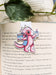 Pink Dragon Shopping Magnetic Bookmark
